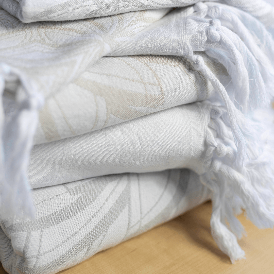 Turkish Towel | Body Towel | Grey + White