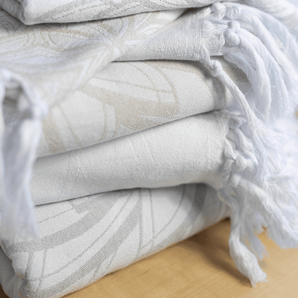 Turkish Towel | Body Towel | Grey + White