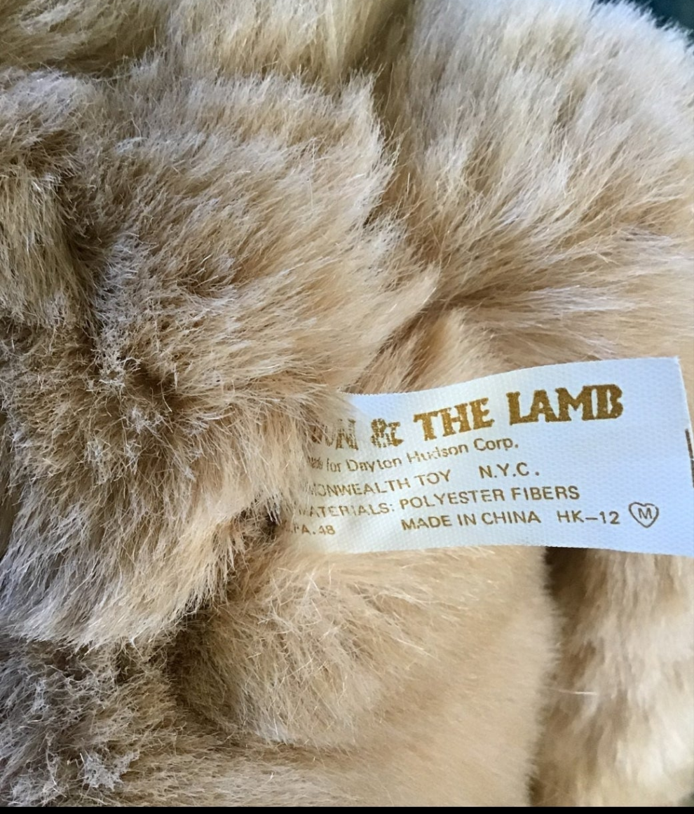 Christmas Lion & Lamb Plush Doll 14