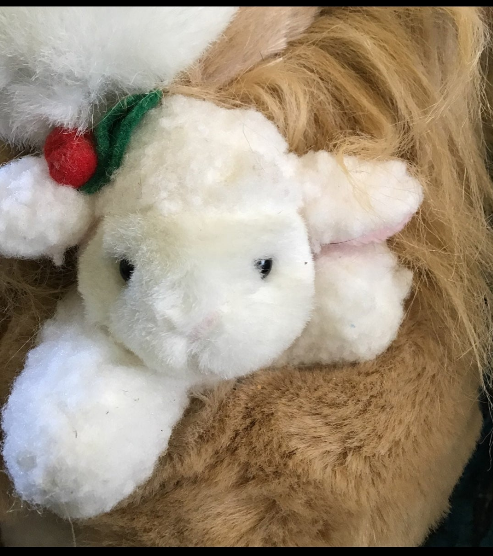 Christmas Lion & Lamb Plush Doll 14