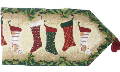 Tache Hang My Stockings By the Fireplace Table Runners (12910)