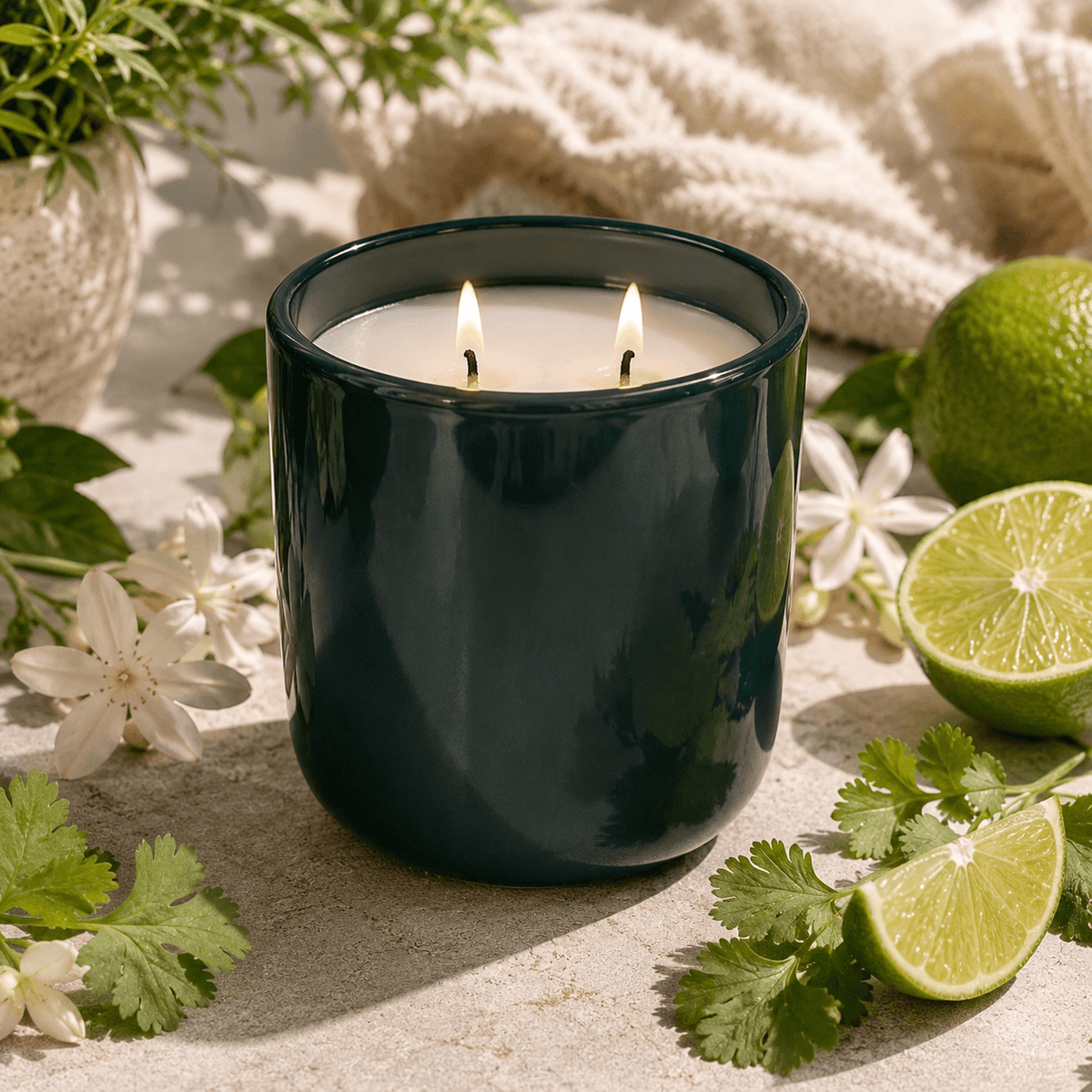 Lime Harvest Soy Wax Candle