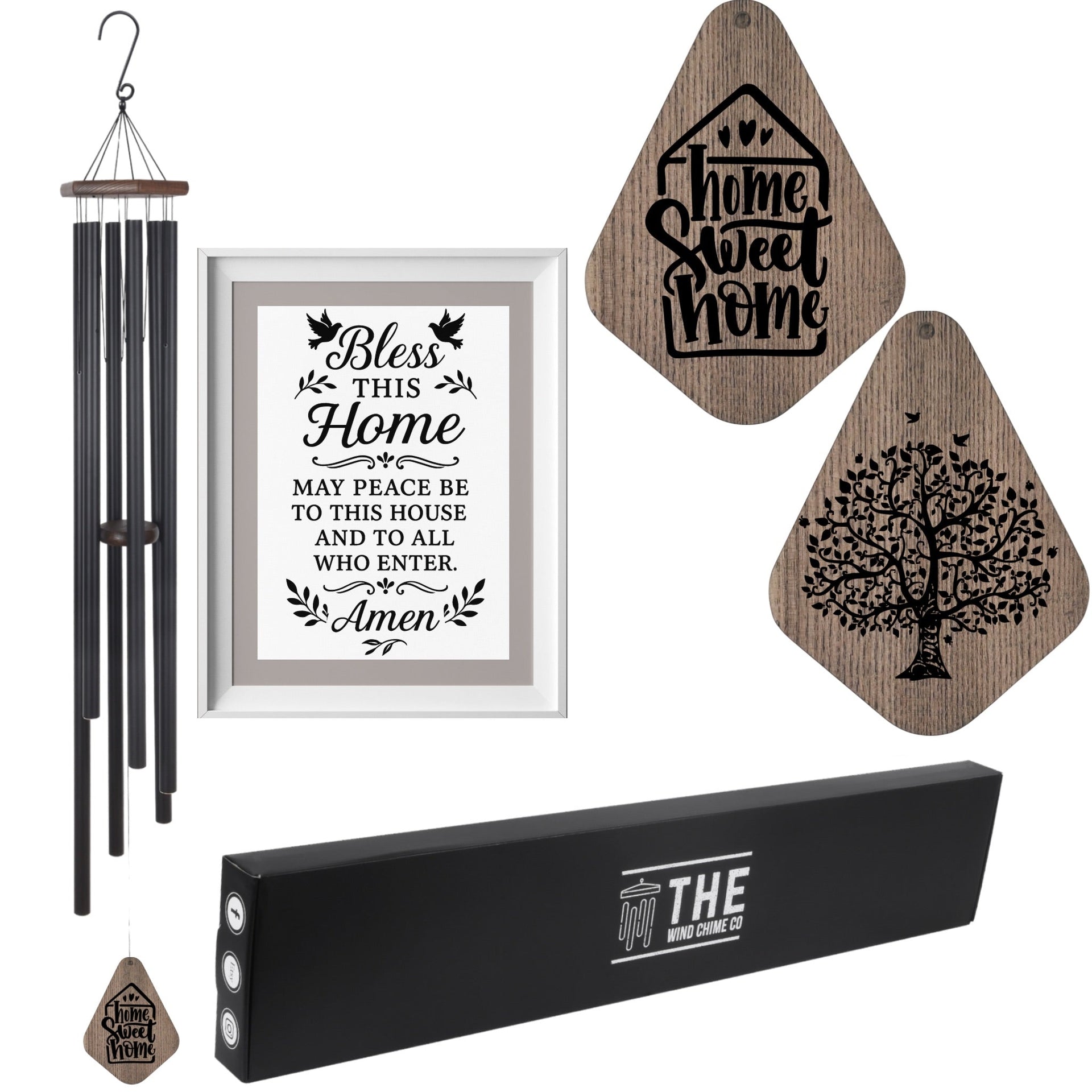 Memorial Serenity Large Deep Tone Wind Chime Church Bells, Thoughtful Gift For Special Occasions or Reflections 55”