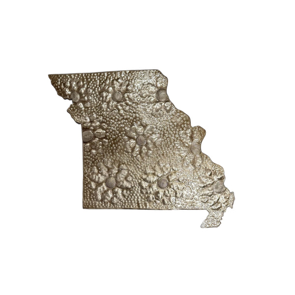 Missouri Floral Metal Art