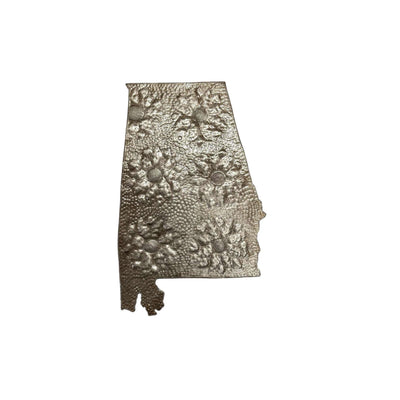 Alabama Floral Metal Art