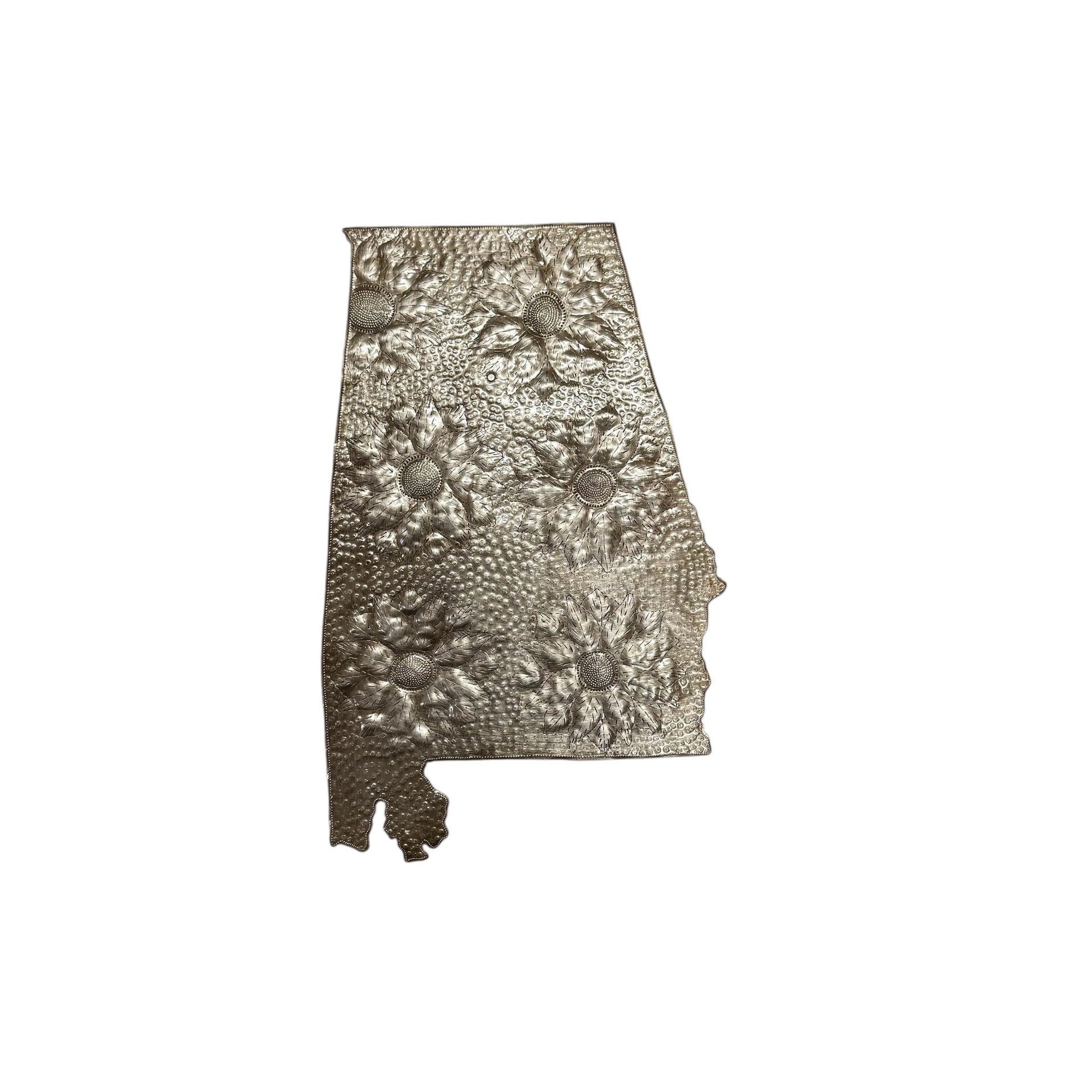 Alabama Floral Metal Art