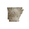 Arkansas Floral Metal Art