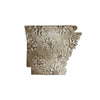Arkansas Floral Metal Art
