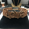 Custom copper wire wrapped love choker inspired by Lizzy Jeff