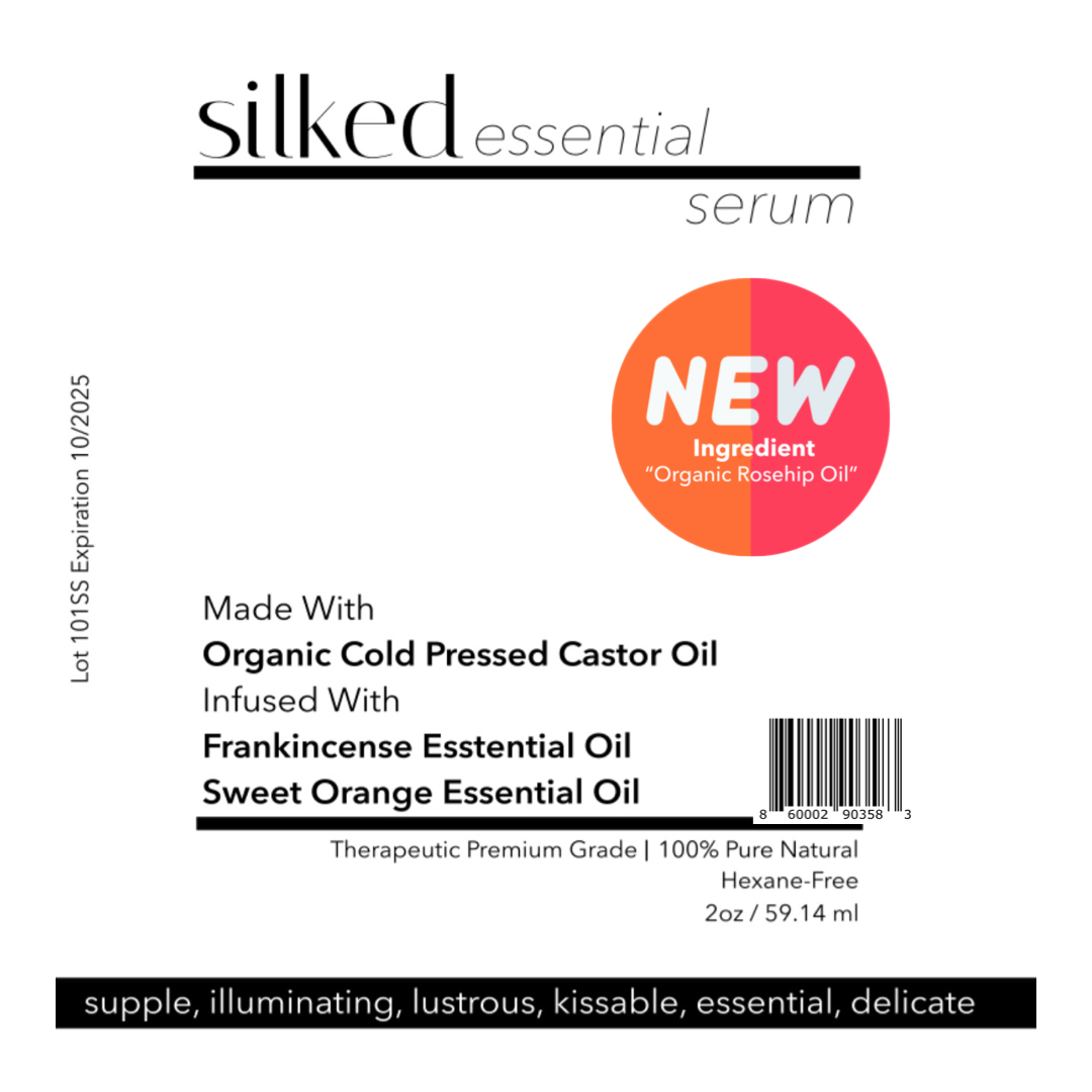 Silked Essential Serum made w/Castor Oil