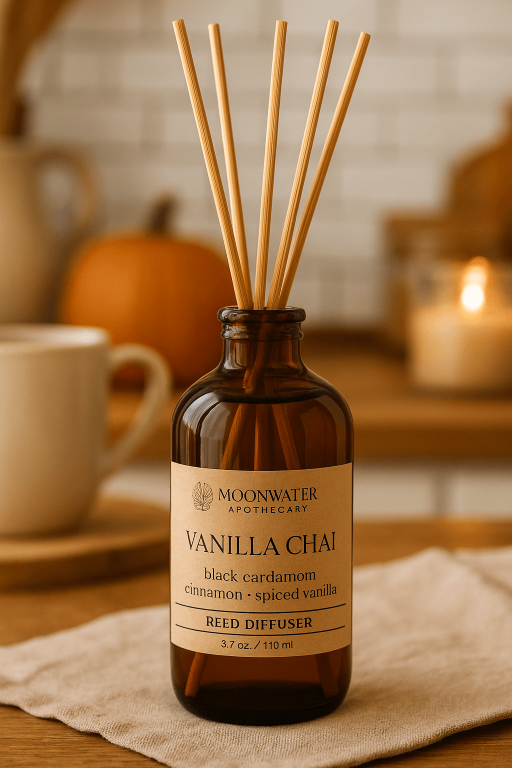 Vanilla Chai Room Spray or Reed Diffuser | Warm Spiced Vanilla Home Fragrance