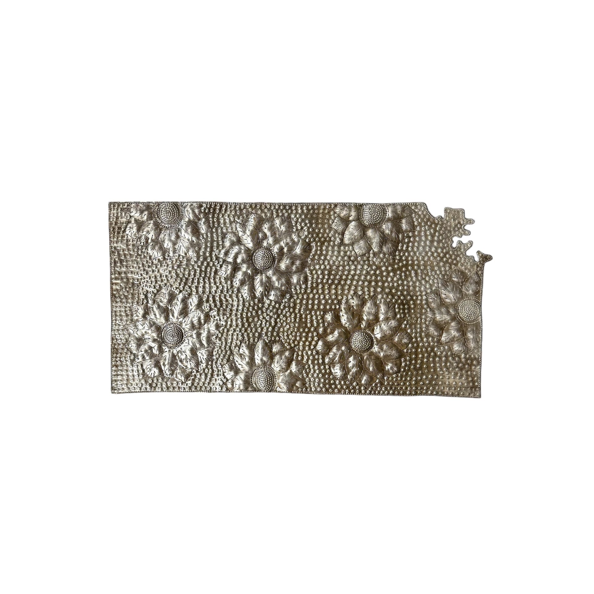 Kansas Floral Metal Art