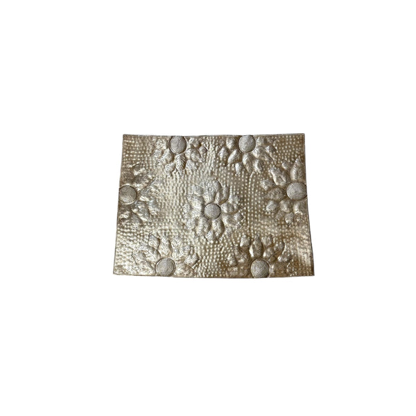 Medium Wyoming Floral Metal Art