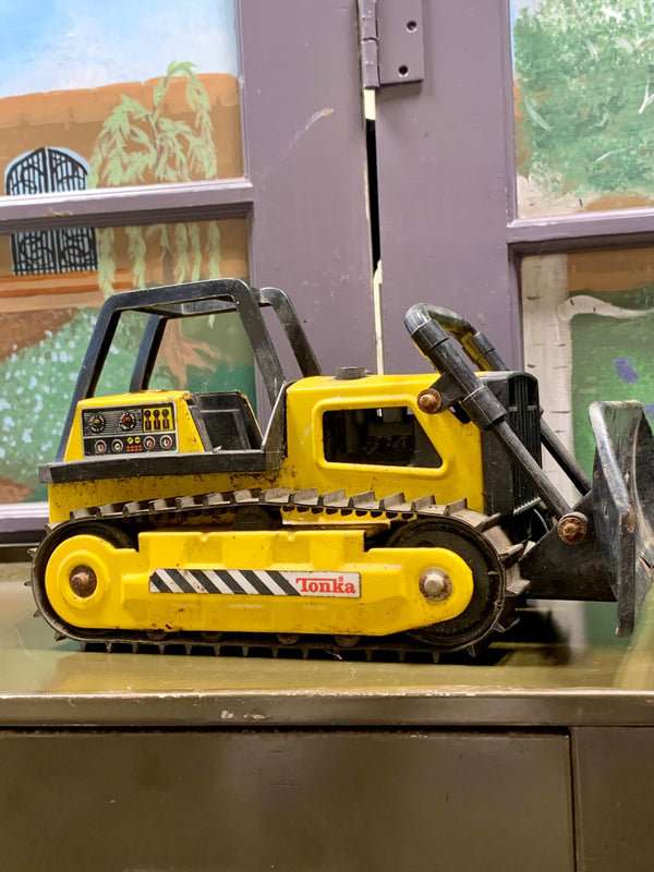 Vintage Tonka Metal Yellow construction toys