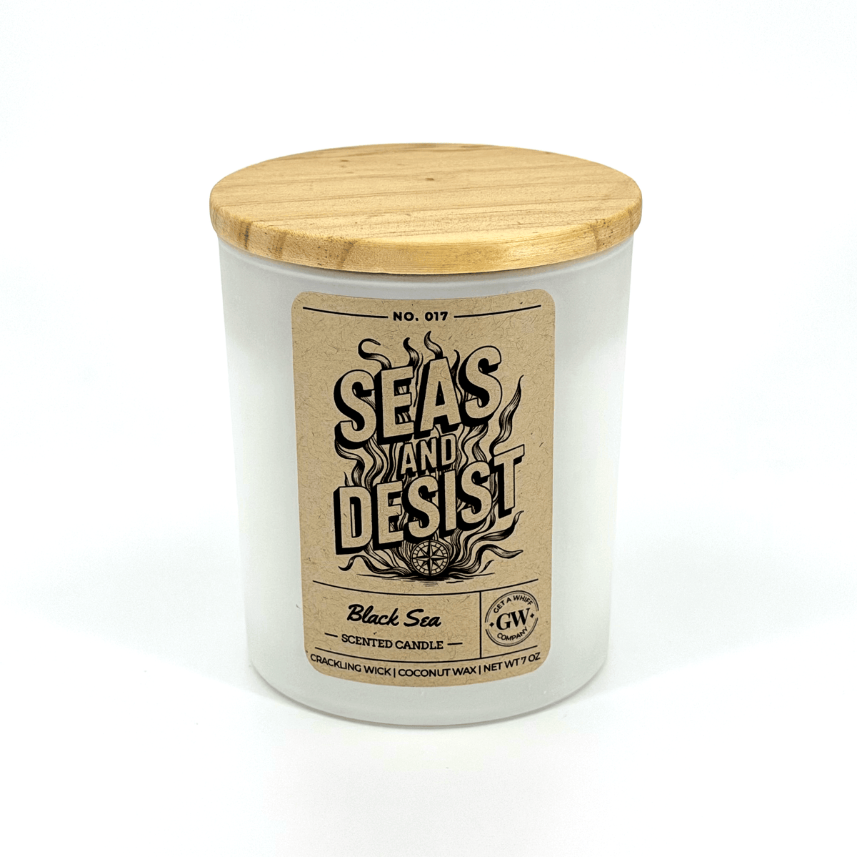 Black Sea Scented Candle (Seas and Desist)