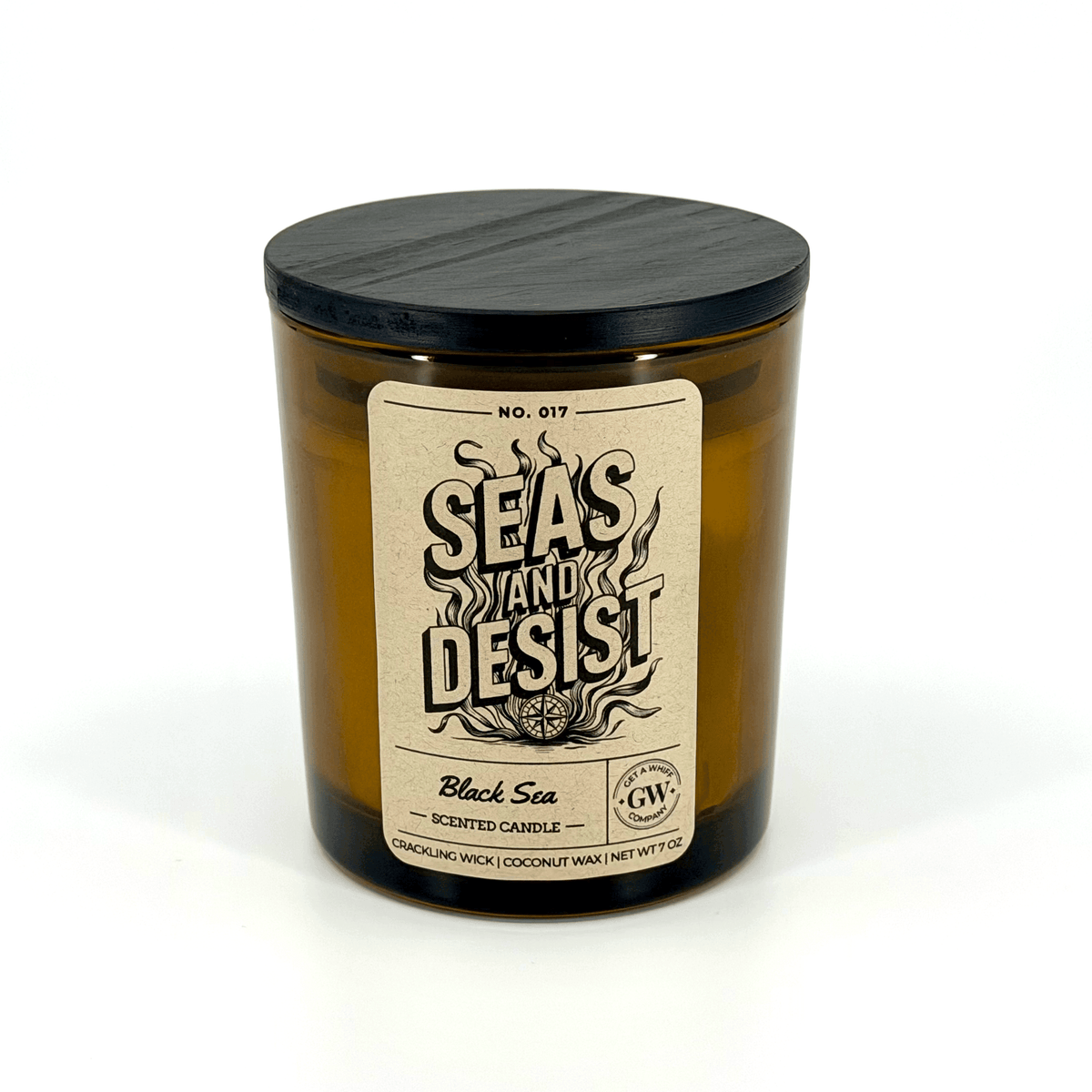 Black Sea Scented Candle (Seas and Desist)