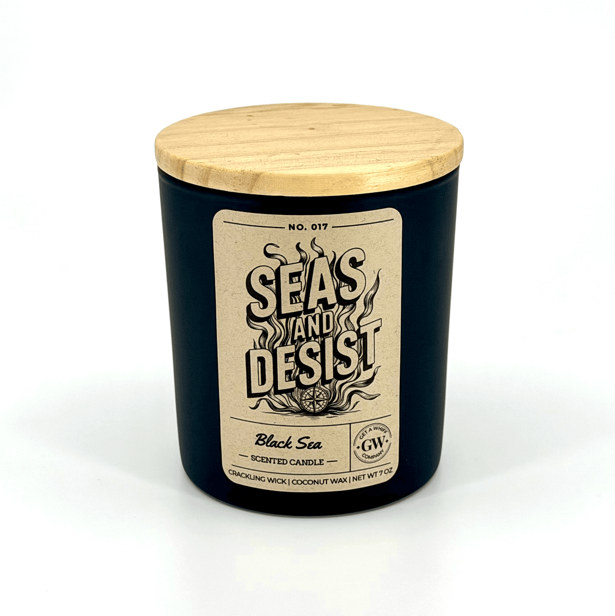 Black Sea Scented Candle (Seas and Desist)