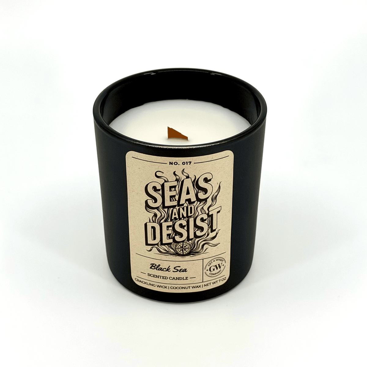 Black Sea Scented Candle (Seas and Desist)