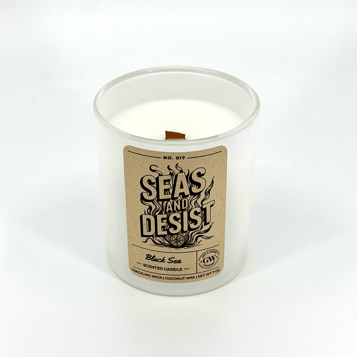 Black Sea Scented Candle (Seas and Desist)