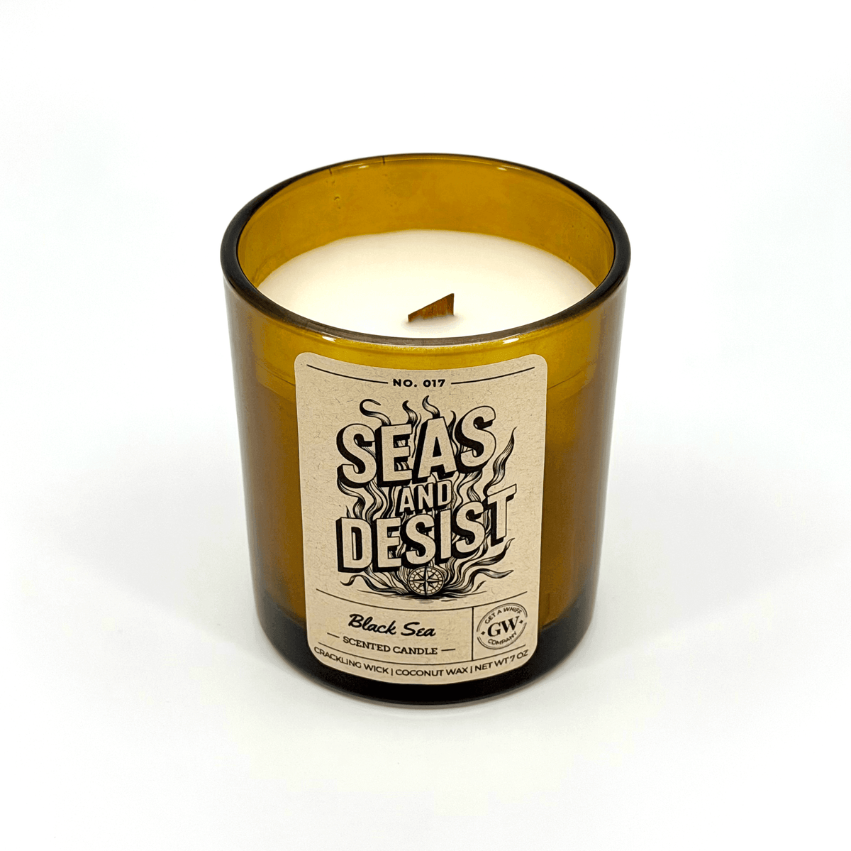Black Sea Scented Candle (Seas and Desist)