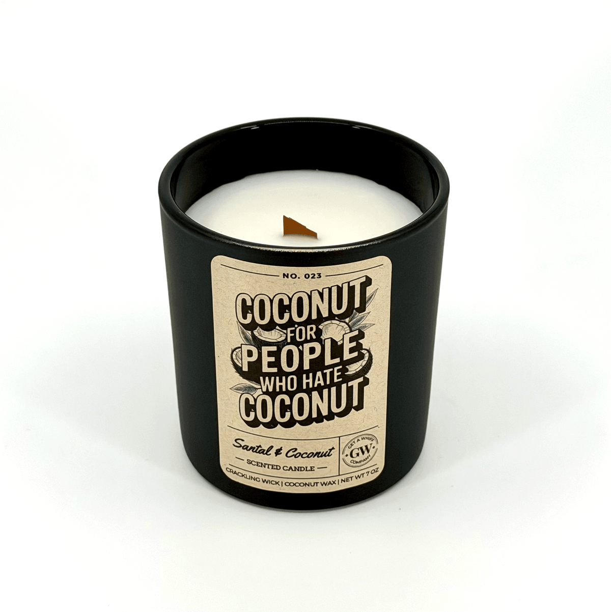 Santal & Coconut Scented Candle (Coconut for People Who Hate Coconut)