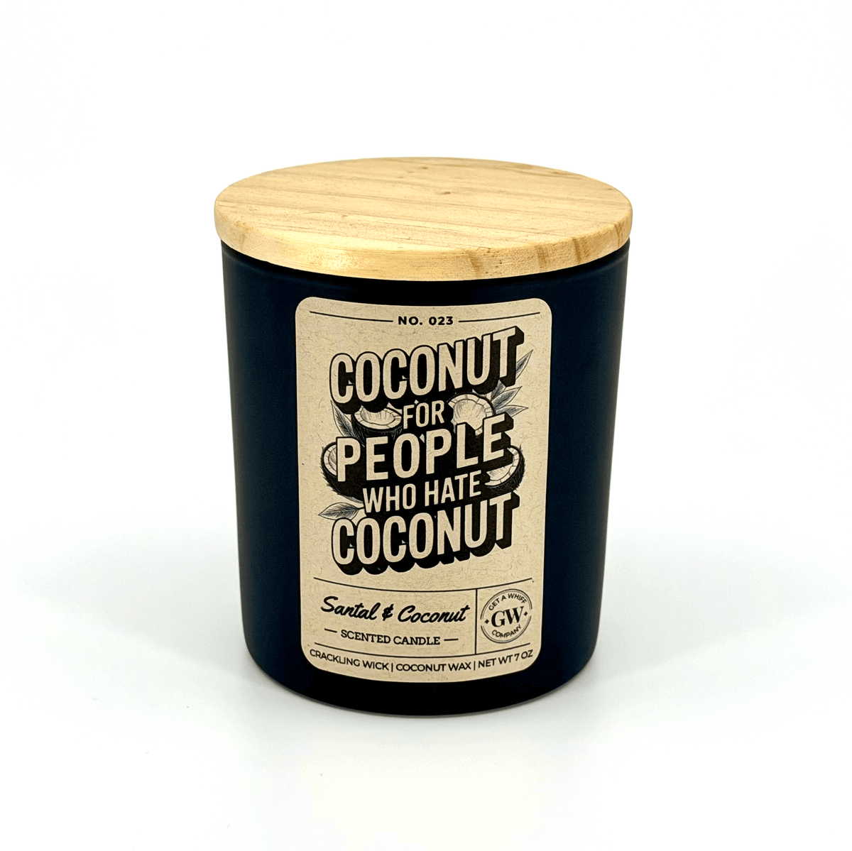 Santal & Coconut Scented Candle (Coconut for People Who Hate Coconut)