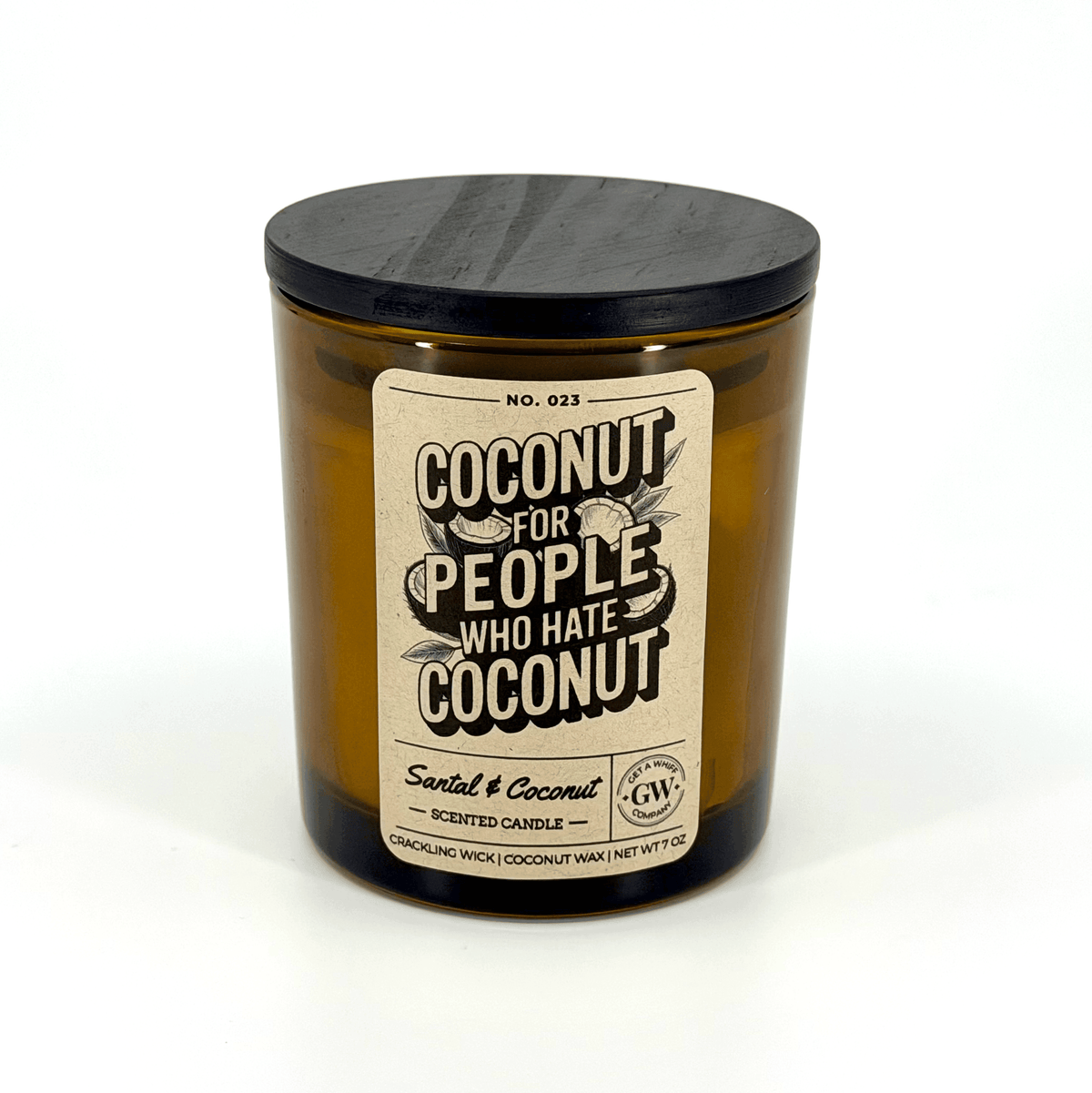 Santal & Coconut Scented Candle (Coconut for People Who Hate Coconut)