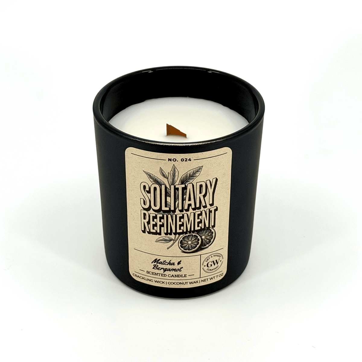 Matcha & Bergamot Scented Candle (Solitary Refinement)