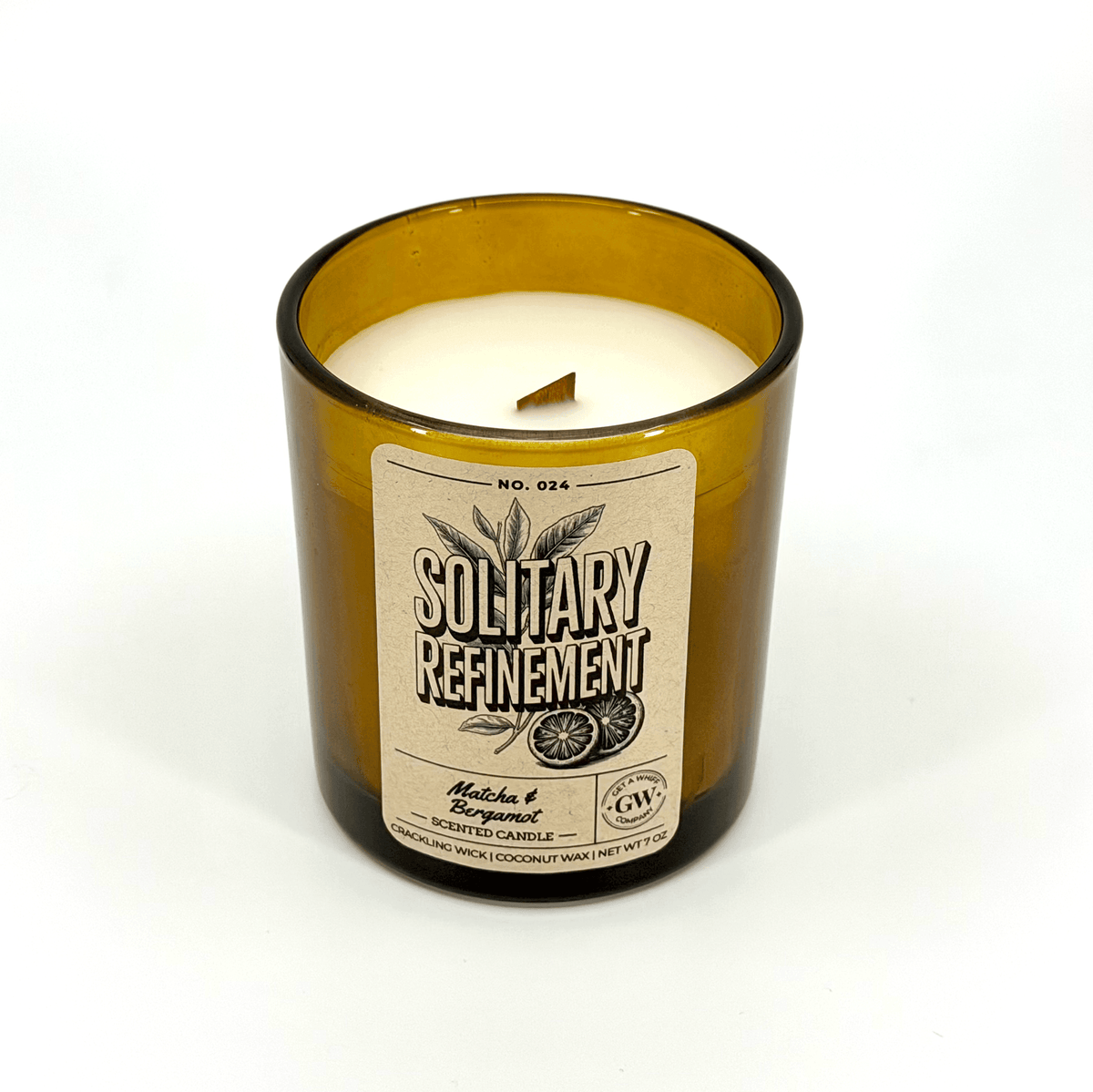 Matcha & Bergamot Scented Candle (Solitary Refinement)