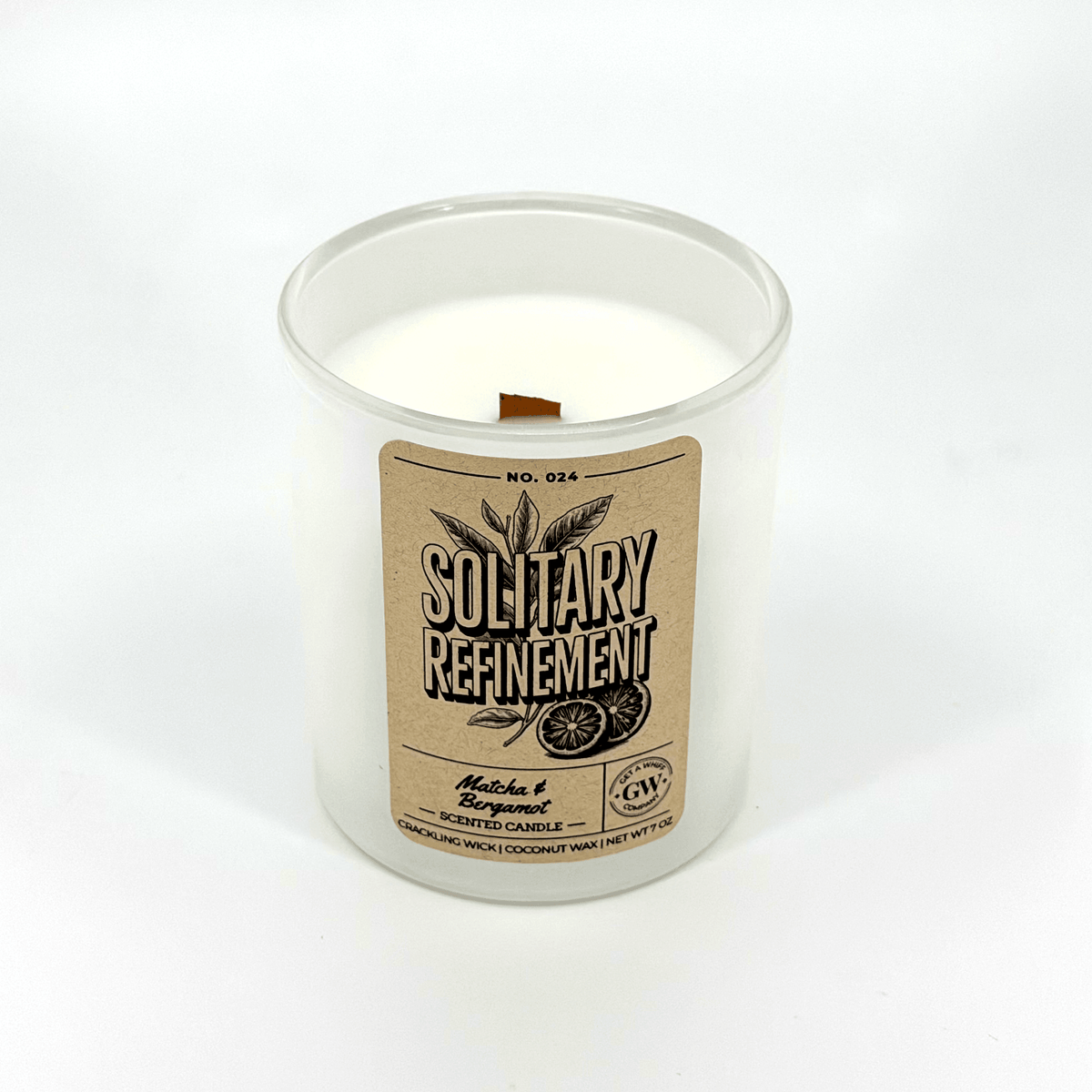 Matcha & Bergamot Scented Candle (Solitary Refinement)