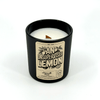 Limoncello Crème Scented Candle (An Unsupervised Lemon) - Black / 7 Oz