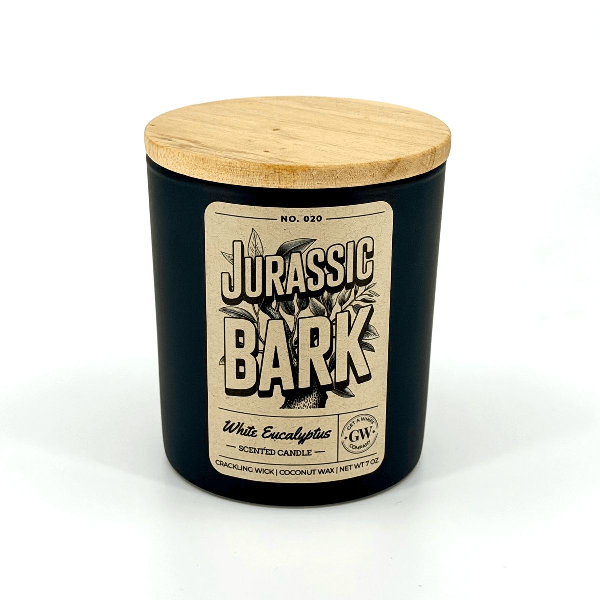 White Eucalyptus Scented Candle (Jurassic Bark)