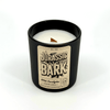 White Eucalyptus Scented Candle (Jurassic Bark) - Black / 7 Oz