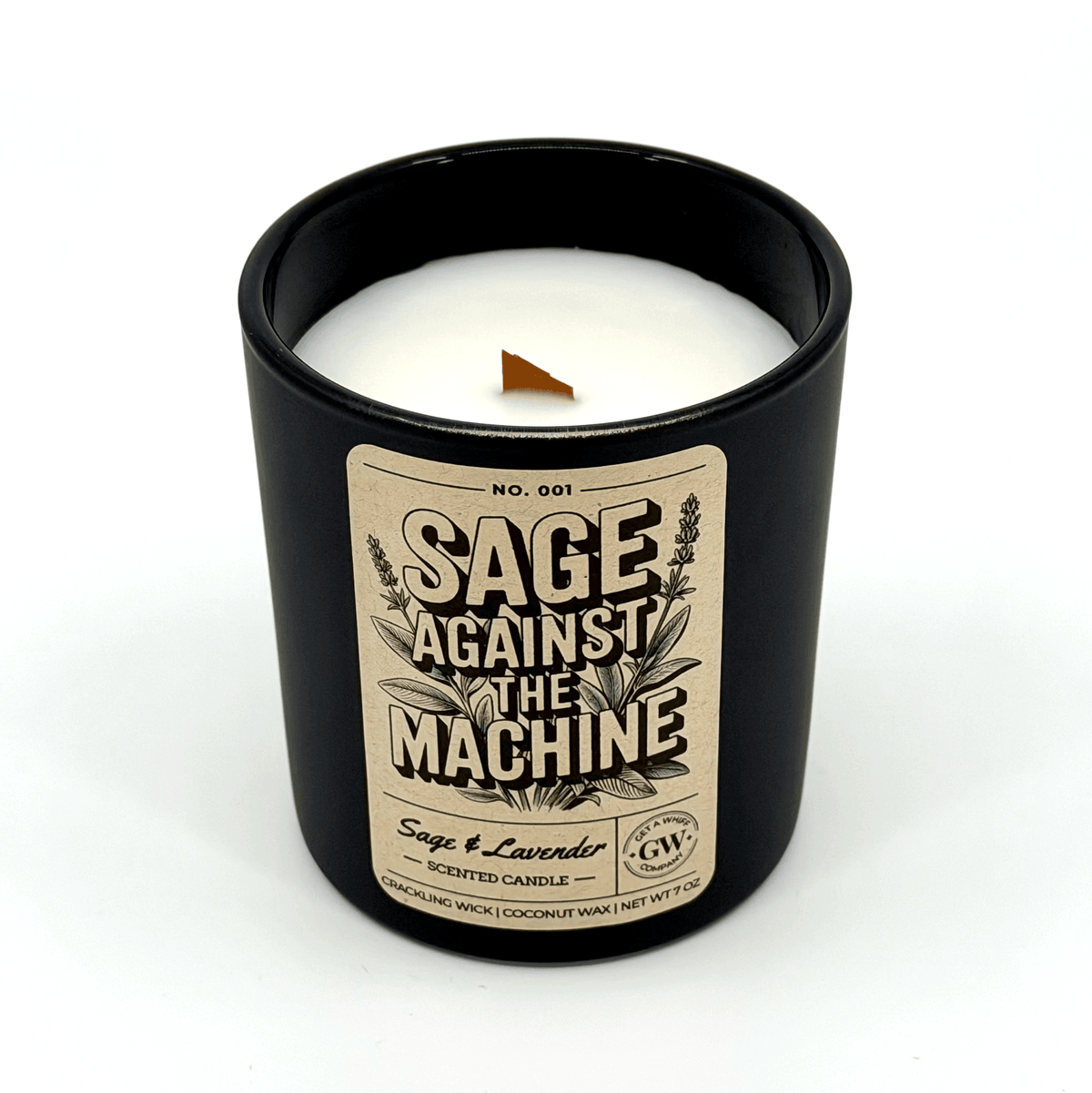 Sage & Lavender Scented Candle (Sage Against the Machine)