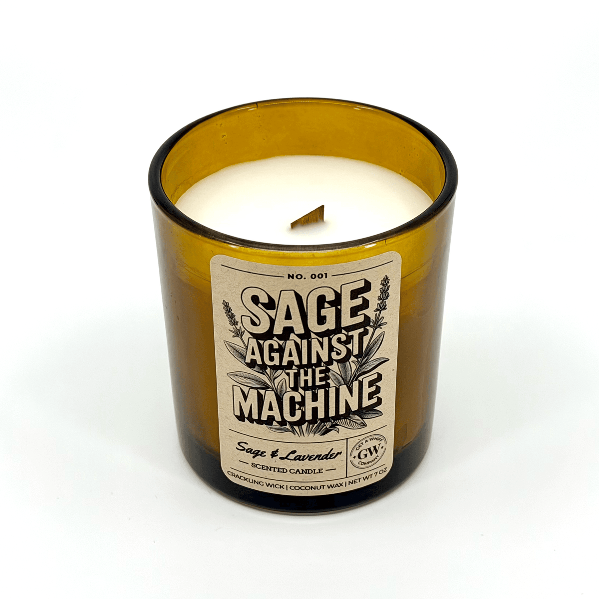 Sage & Lavender Scented Candle (Sage Against the Machine)
