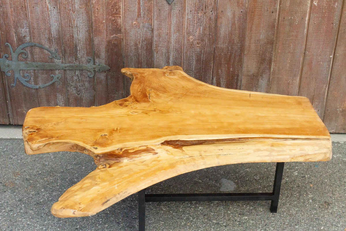 Live Edge Rustic Modern Coffee Table