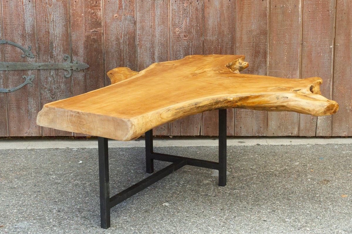 Live Edge Rustic Modern Coffee Table