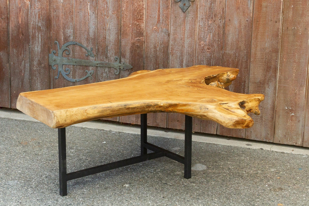 Live Edge Rustic Modern Coffee Table