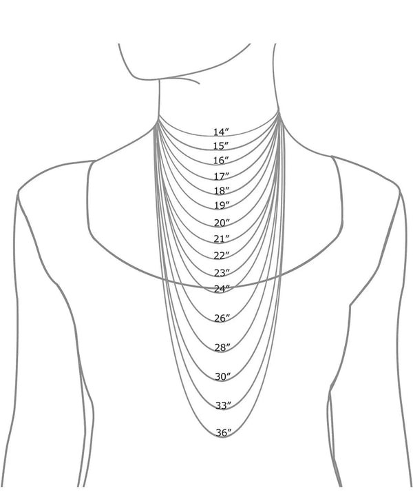 Donatello Gian Solid Sterling Silver Thin Box Chain Pendant Necklace - 5 Lengths - Gifts for You 'n Me