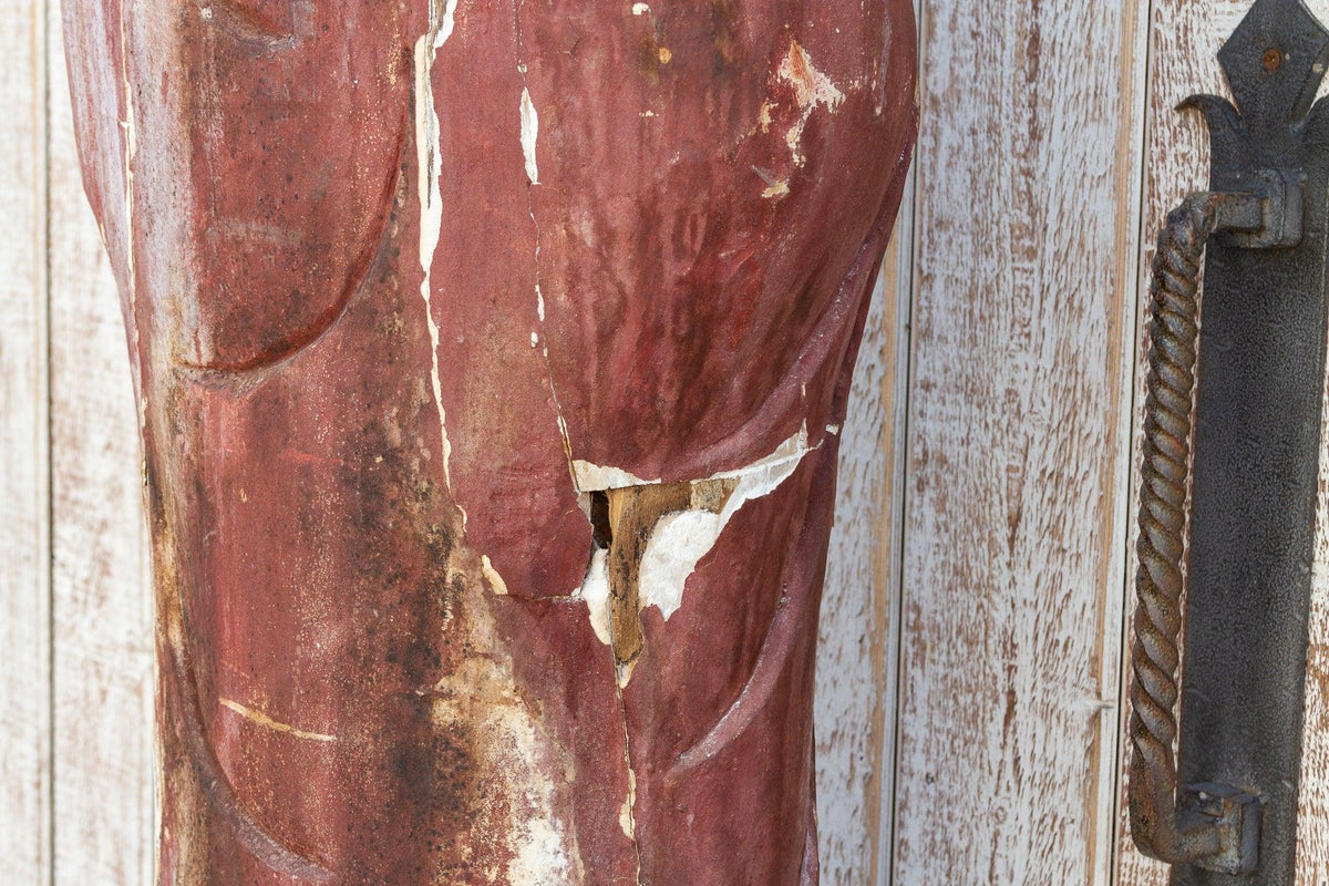 Tall Antique Meditating Standing Buddha