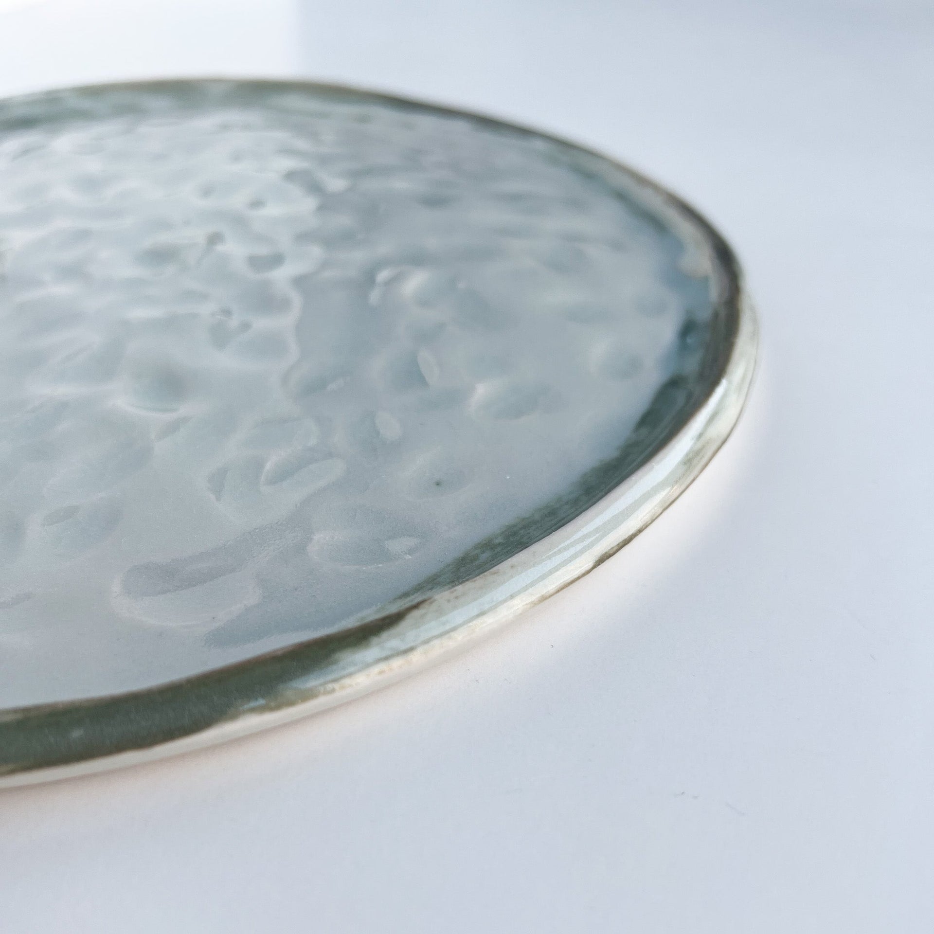 Blue Pinch Plate Wall Decor