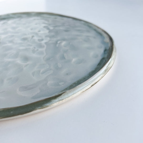 Blue Pinch Plate Wall Decor