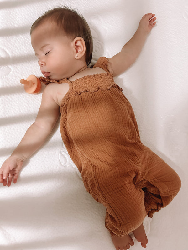 Bamboo Jacquard Cot Bed Mattress Protector 70x140cm