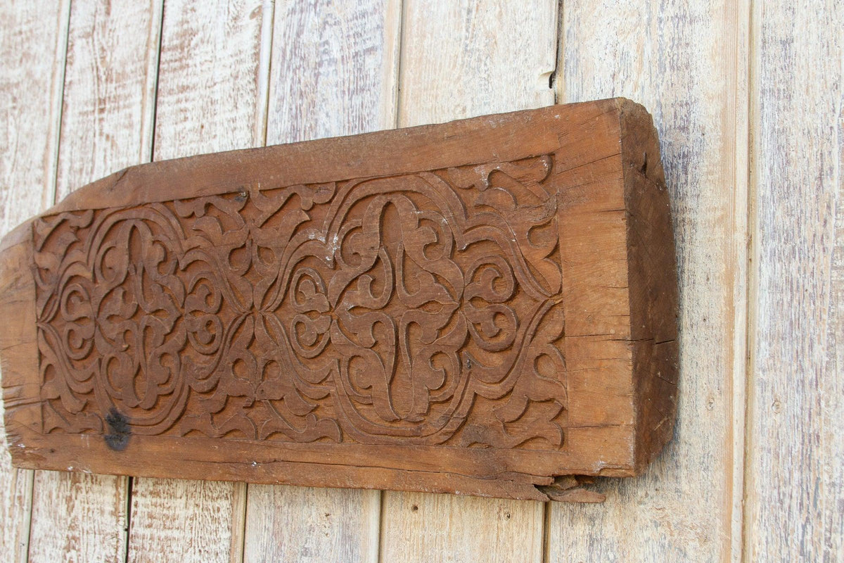 18th Century Primitive Moroccan Wall Carving