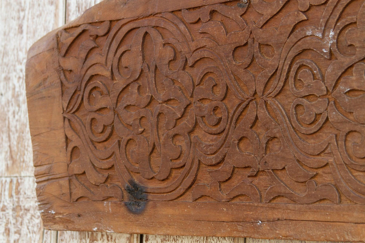 18th Century Primitive Moroccan Wall Carving