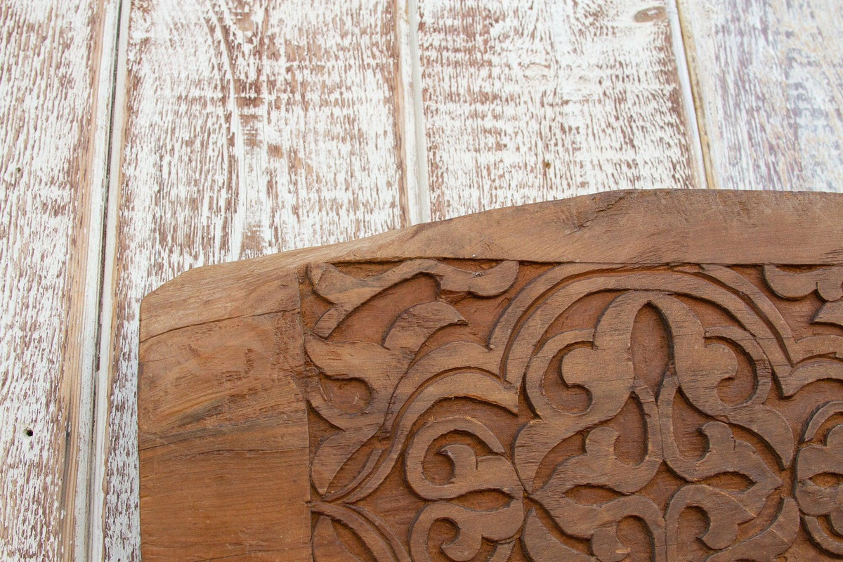 18th Century Primitive Moroccan Wall Carving