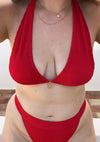 Triangle Bikini Top / Chili