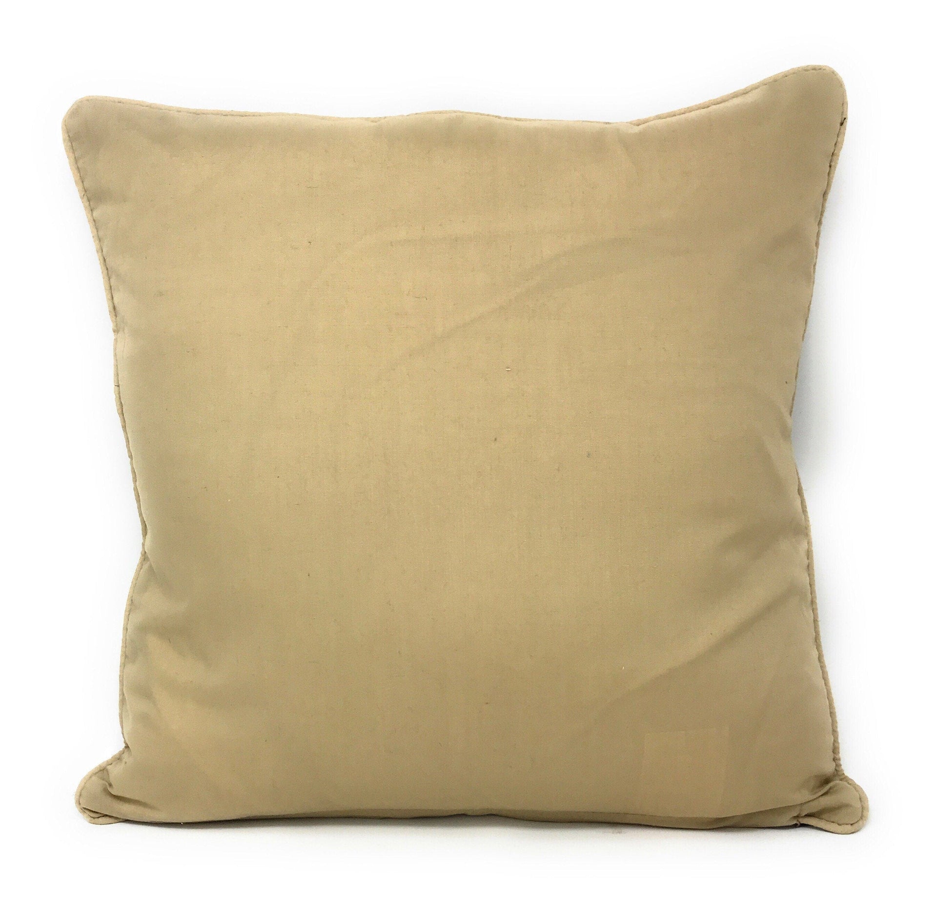 DaDa Bedding Elegant Golden Persian Style Rug Floral Tapestry Throw Pillow Covers 16