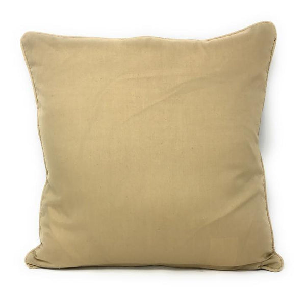 DaDa Bedding Yellow Fleur Floral Botanical Spring Tapestry Throw Pillow Cover, 16