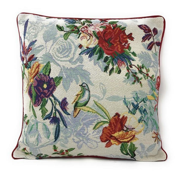 DaDa Bedding Set of 4 Pieces - Floral Garden Botanical Tapestry Throw Pillow Covers Bundle Pack - 16